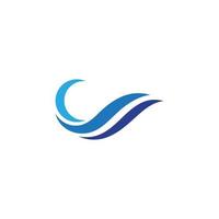 Water wave icon vector