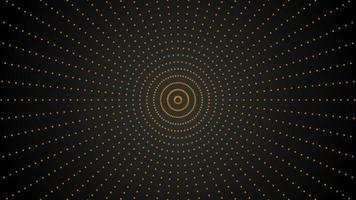 Luxury background with golden circle dots pattern. banner background design template vector