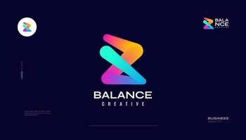 Creative and Vibrant Letter B Logo Design with Colorful Gradient Concept. B Logo with Blend Style for Business and Technology Brand Identity vector