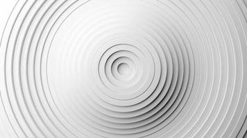 White clean rings animation. Abstract background. Loop animation video