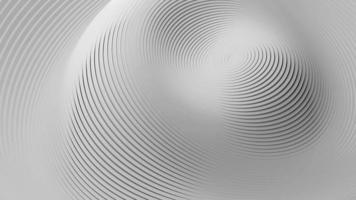 Background of white rings moving in waves. Loop animation video