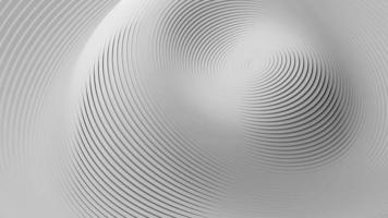 Background of white rings moving in waves. Loop animation video