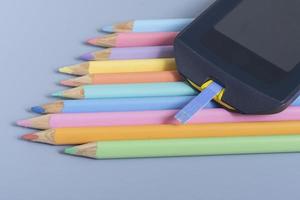 Back to school concept for children with diabetes photo