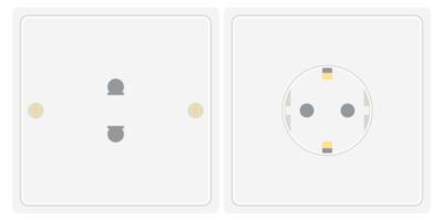 Double Switch and Receptacle Socket Electrical Tool Equipment png