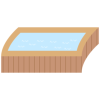 Wooden Hot tub Swimming Pool Summer Swim Area Collection png