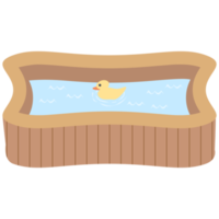 en bois jacuzzi nager bassin été nager zone collection png