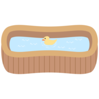 Wooden Hot tub Swimming Pool Summer Swim Area Collection png