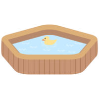 de madera jacuzzi nadando piscina verano nadar zona colección png