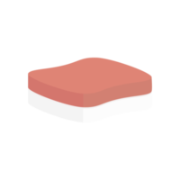 Raw Tuna Meat Slice Food Fresh Ready to Serve png