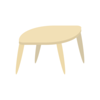 estético de madera Bebiendo mesa para té y café png