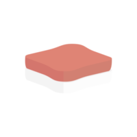 rå tonfisk kött skiva mat färsk redo till tjäna png