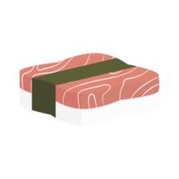 thon Viande tranche Sushi riz nori algue nourriture png