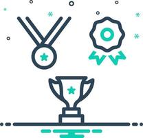 mix icon for achievements vector