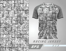 Modern soccer jersey template sport t-shirt design for racing, cycling, football, gaming, motocross vector