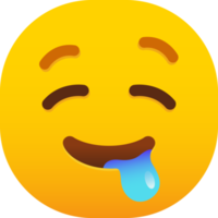 kwijlen gezicht emoji png