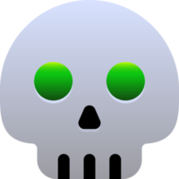 cráneo cara emoji png