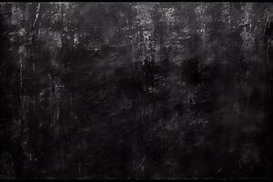 Grunge black wall texture background. . Digital Art Illustration photo