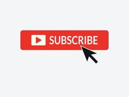 Subscribe Bell Icon red button for website Free Vector