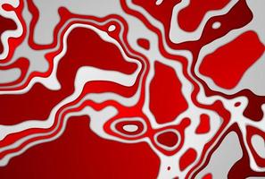 Red and grey topographic contour map abstract tech background vector