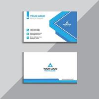 Clean style modern business card template vector