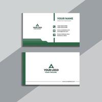 Clean style modern business card template vector