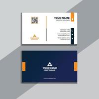 Clean style modern business card template vector