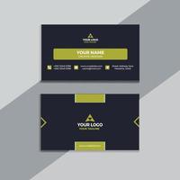 Clean style modern business card template vector