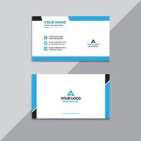 Clean style modern business card template vector