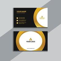 Clean style modern business card template vector