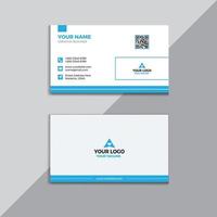 Clean style modern business card template vector