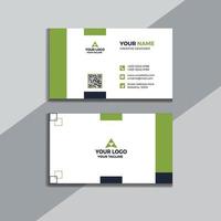 Clean style modern business card template vector