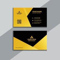 Clean style modern business card template vector