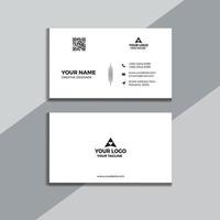 Clean style modern business card template vector