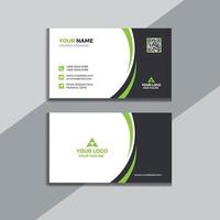 Clean style modern business card template vector