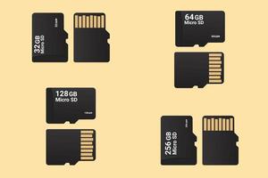 Vector threedimensional memory card