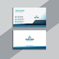 Clean style modern business card template vector