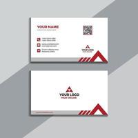 Clean style modern business card template vector