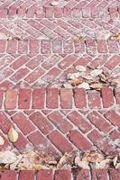 Sandy brick stairs photo