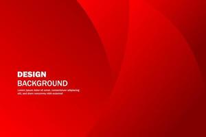 Red Abstract Background With Shapes vector