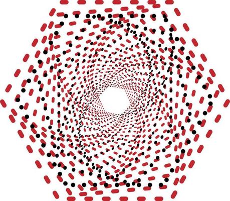 Dynamic Vector Hexagon shape that you can use as logo, symbol, background, icon, etc.