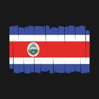 vector de bandera de costa rica