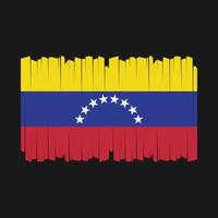 vector de pincel de bandera de venezuela