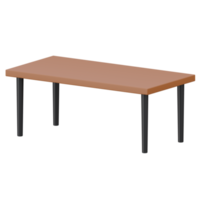 jantar mesa 3d render ícone ilustração com transparente fundo png