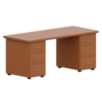 Büro Schreibtisch 3d machen Symbol Illustration mit transparent Hintergrund png