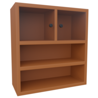 cabinet 3d render icon illustration with transparent background png