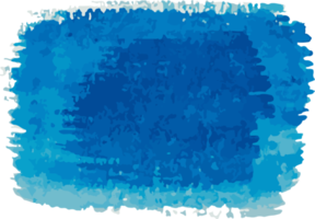 Blue watercolor stain. Watercolor background png