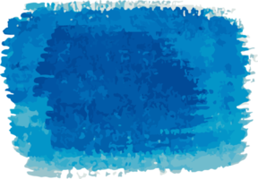 Blue watercolor stain. Watercolor background png