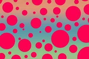 Colorful polka dot backdrop and background photo