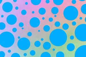 Colorful polka dot backdrop and background photo