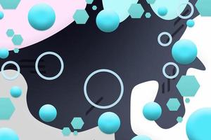 Modern digital futuristic abstract background photo